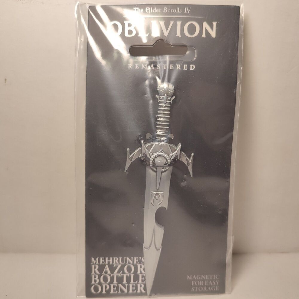 Oblivion Mehrunes Razor Bottle Opener Heavy Duty Official Metal Collectible